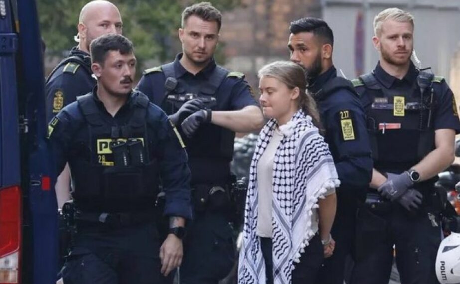Greta Thunberg, Filistin’e destek eyleminde gözaltına alındı