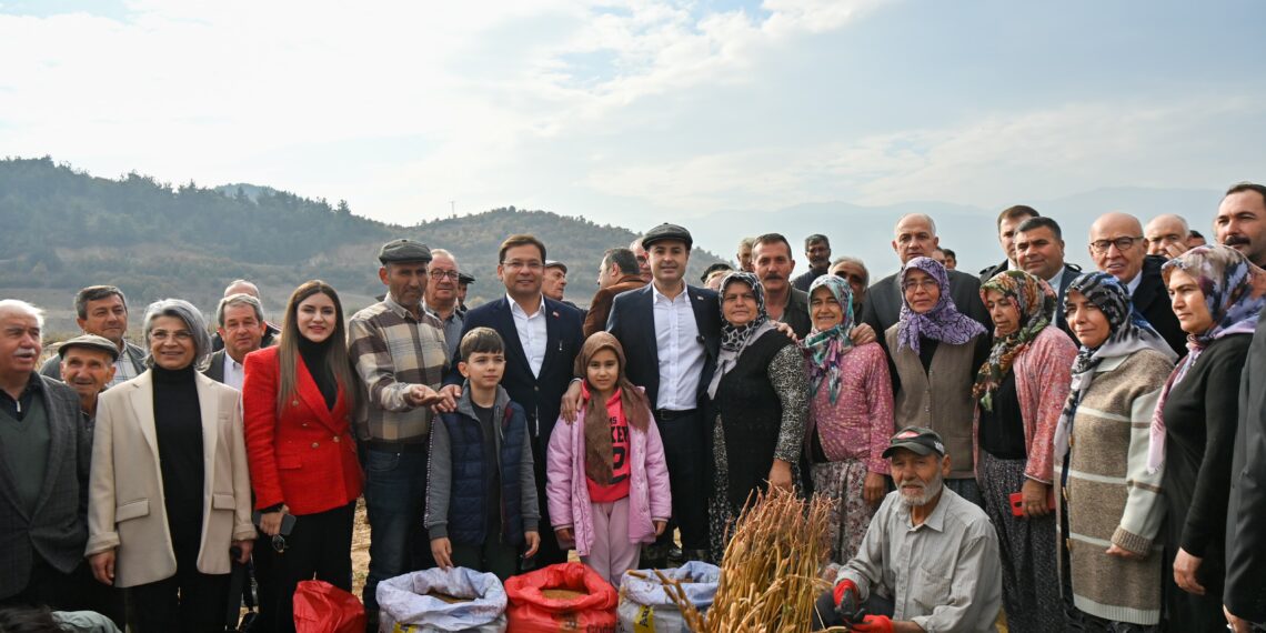Sındırgılı susam üreticisine belediyeden büyük destek